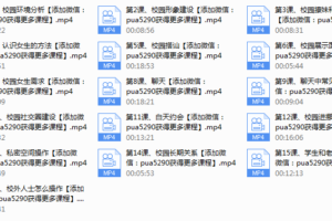 2017年浪迹教育《冬瓜校园攻略》