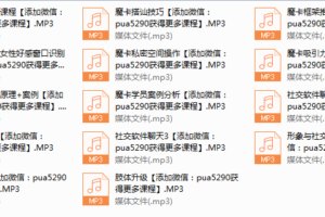 魔卡北京面授课录音