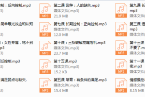 李越-情感操控与反操控录音