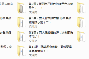 男士衣品速成穿搭指南(完结）