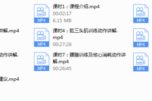 一介粗人【哑铃全面训练】约40个动作各肌群难度降级变式做法讲解（完结）