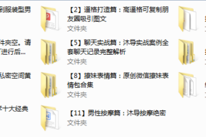 沐神私教实战把妹VIP课程