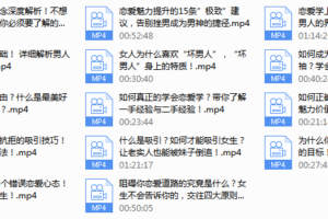 魅力男神系列之超级吸引力