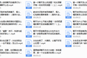 魅力男神系列之聊天三十六计