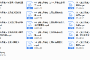 魅力男神系列之魅力形象