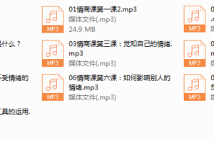 李越-如何提高情商（完结）