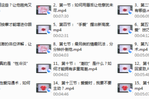 序号1-OMG，我居然不知道这些？让他啪完又想啪的招数