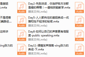 3-Chic魅力声音修炼术。