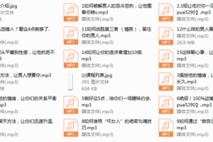 情场制胜（男人心）16课
