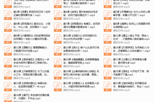 系列11-思维精进课：教你轻松掌握人生主动权。