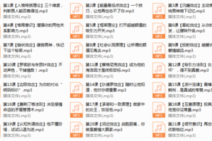 系列13-拯救单身的恋爱心理学，找个好男人来爱你