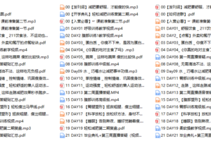 10、轻松减肥训练营：告别健身房，10000+人亲测有效的减肥法