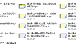 48、12堂素人改造课，穿出明星范儿，赚足回头率