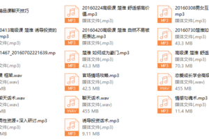 楚淮撩汉课+男性资源课