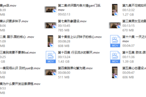 馄饨哥真男人教学课程（更新版）