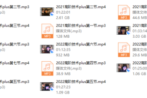 2022年高阶技术PLUS