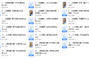 人性恋爱课 视频课