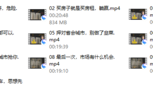魔卡《普通人如何买好人生一套房》（已完更）