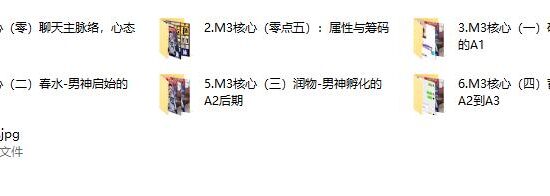 染色体《谜男M3核心课程》附案例