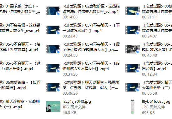 爱上情感：恋爱觉醒（成长第一步，先醒悟过来）