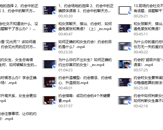 爱上情感：约会教科书（轻松约出女神，迎娶芳心）