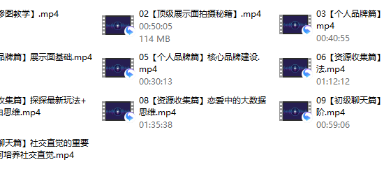 2022男哥内核3.0- 恋爱情商提升 初级课程