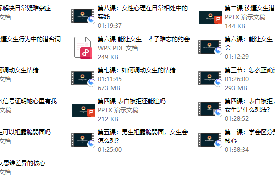 最绅士-女性心理