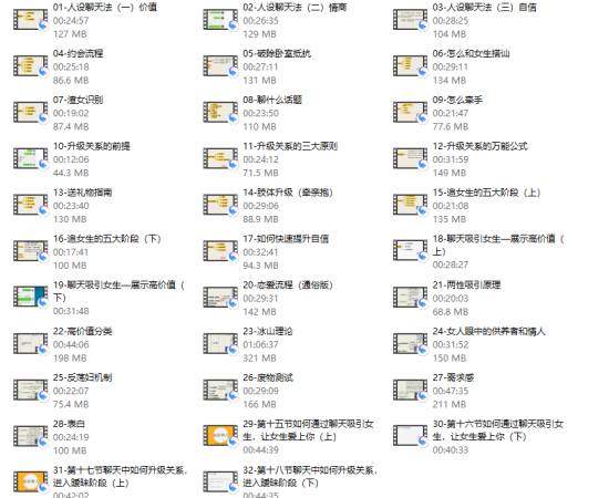 麦子《脱单实战VIP课》