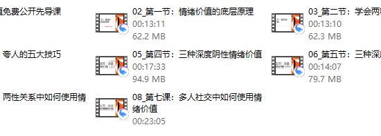 方赏《情绪价值入门课》