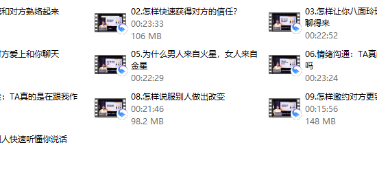 席瑞·高情商沟通课（完结）