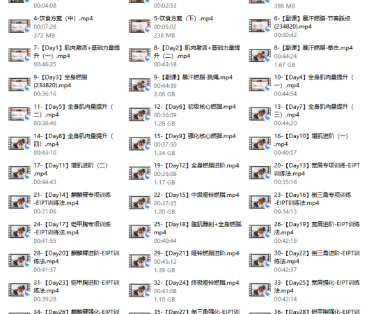 28天增肌减脂，居家打造黄金比例身材