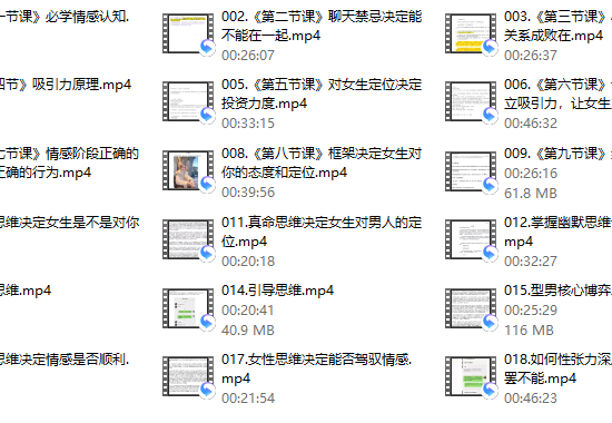 Eric轩团队-海王急速训练营（短期关系）