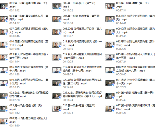 魅力之道全板块