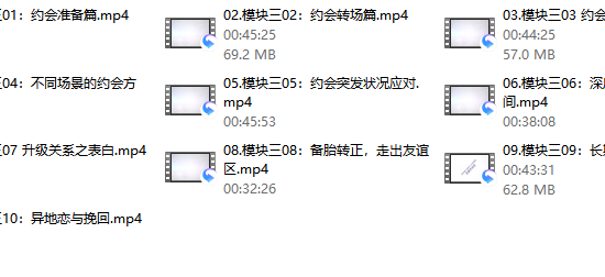魅力工程1-3模块