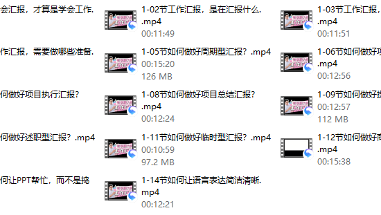 【有说服力的工作汇报】 14集
