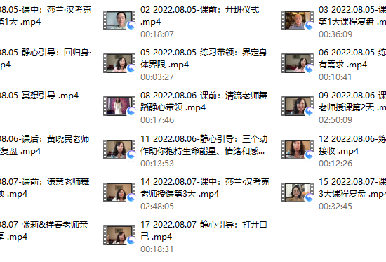 【完结】2022.8.5-7 40年两性婚姻大咖 莎兰 汉考克亲授《亲密关系训练营-需求与界限》