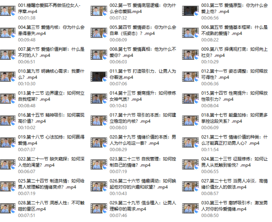 恋爱脑反转课：32节让男人离不开你