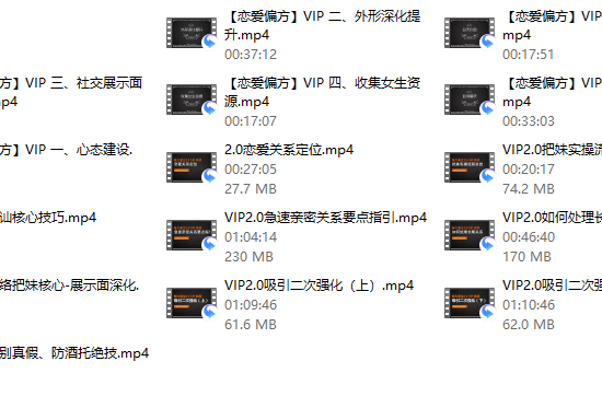恋爱偏方《魅力重生计划》