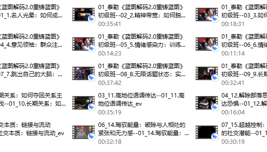 【社交光谱】泰勒《蓝图解码2.0重铸蓝图》标准班