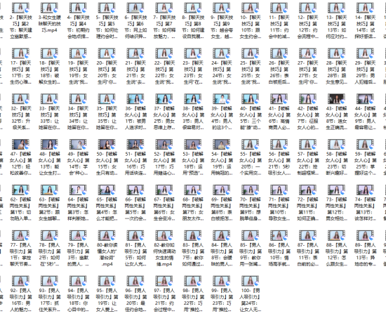 黄栗子『私人订制』——情感经营篇（100节视频）