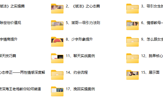 男性提升-好逑情感