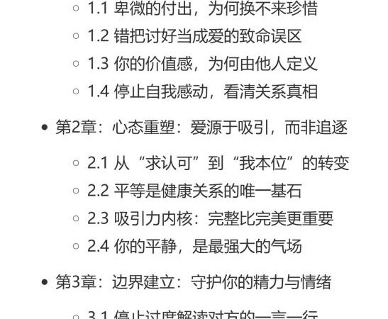 《停止内耗的恋爱法则》PDF